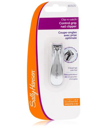 Sally Hansen Beauty Tools  Clip N' Catch-Control Grip Nail Clip with Catcher   1 Count (Pack of 1)