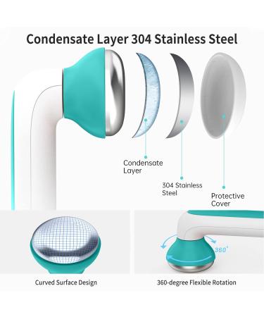 BAIMEI Stainless Steel Ice Roller for Eyes and Face - Reduce Puffiness, Redness, and Pain - Blue White - Buy Online on GoSupps.com