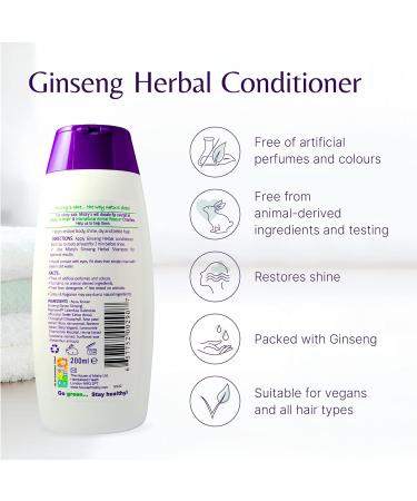 Organic Ginseng Herbal Conditioner by The House of Mistry - Natural Potent & Eco-Friendly - International Shipping - Buy Online on GoSupps.com