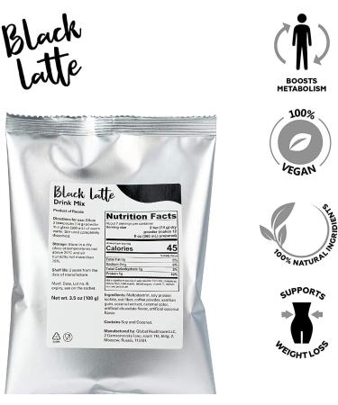 Black Latte by Hendels Garden - Slimming Coffee for Weight Loss | International Shipping Available - Buy Online on GoSupps.com