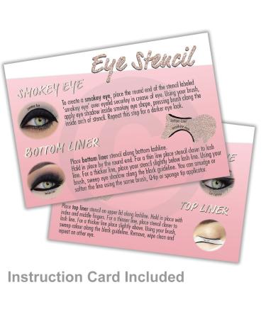 Buy Eyeliner Stencil Tool - Black | Perfect Precision for Flawless Eyes | International Shipping - Buy Online on GoSupps.com