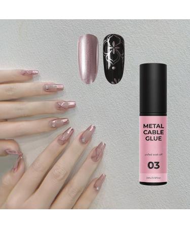 Gel Nail Polish Liner Rose Gold Nail Art Line Gel Soak-Off UV/LED Painted Gel Nail Polish for French Tip Manicure Home DIY Salon Metallic Gel Nail Polish for Fineliner Nail Art - Buy Online on GoSupps.com