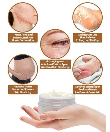 100% Pure Unrefined African Shea Butter - Moisturizing & Nourishing - 100g - Buy Online on GoSupps.com