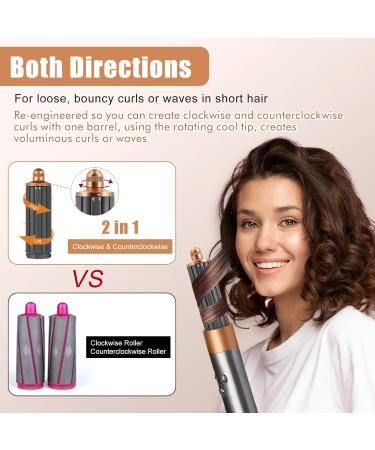 40mm Short Curling Iron for Dyson Airwrap HS01 & HS05 | Perfect Volume & Shape for Gorgeous Hairstyles - International Shipping - Buy Online on GoSupps.com