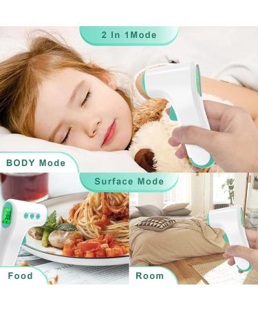 Joyhicare No-Touch Forehead Thermometer for Adults & Babies | Digital Infrared Medical Thermometer with Fever Alert | 2-in-1 Body & Surface | 50 Memories - Buy Online on GoSupps.com