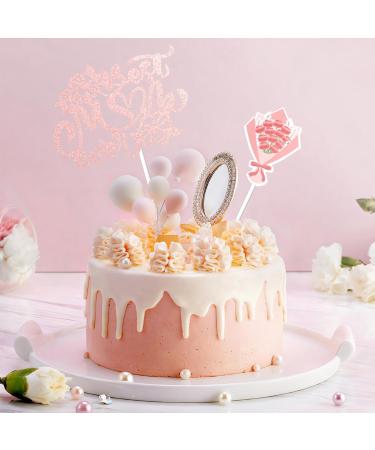 Happy Mother's Day Cake Topper 25Pack Mom Day Picks 1pcs Cake Topper & 24pcs Happy Mother's Day Cupcake Topper Cupcake Picks for Birthday Mother's Day Cake Party Decoration Supplies - Buy Online on GoSupps.com