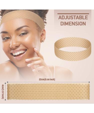 Adjustable Silicone Wig Headband - Non Slip Seamless Grip Band for Men and Women - Light Brown - 2 Pieces - Buy Online on GoSupps.com