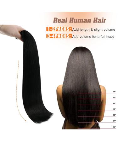 Sunny Hair I Tip Hair Extensions - 50S Pre Bonded Jet Black Human Hair 20 Inch | Cold Fusion I Tip Extensions for Women - Buy Online on GoSupps.com
