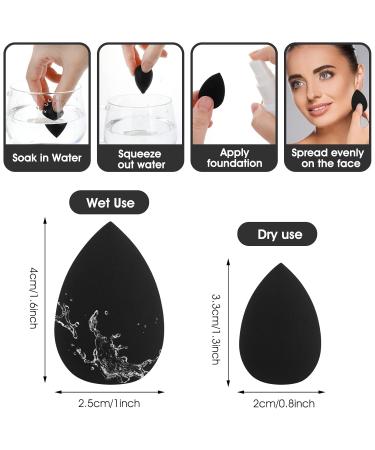 Buy Wllhyf Mini Make-up Sponge Mixer Set - 6 Soft Versatile Sponges for Foundation Concealer & Highlight | Perfect for Wet & Dry Use - International Shipping Available - Buy Online on GoSupps.com