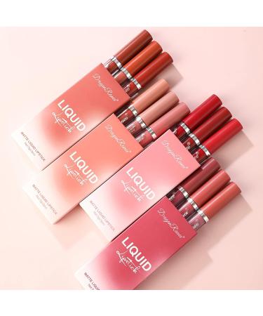 YUECI 3PCS Matte Liquid Lipstick Set - Moisturizing Multi-Color Matte Lip Gloss (1 ml) - Buy Online Internationally - Buy Online on GoSupps.com