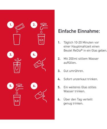  Redia Fibre Drink 30 Sachets: Plant-based HPMC fibre for a lower increase in blood sugar after eating* once a day - Vegan Gluten Free Sugar Free No Sugar - Buy Online on GoSupps.com