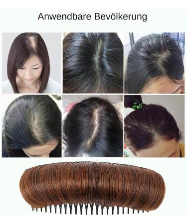 Hair Volume Clip Hair Pads Invisible False Hair Clip Volume Hair Base Styling Insert Tool Hair Bump Up Clip Bun Hair Pad Accessories for Girls Light Brown - Buy Online on GoSupps.com