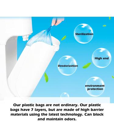 12-Piece Baby Diaper Refill Film | Smell-Tight 4.5m Diaper Pail Filler | Blue Diaper Bucket Refill Pack for Octagonal Diaper Pails - Buy Online on GoSupps.com