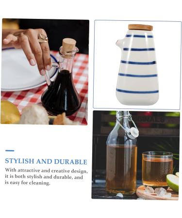 Zerodeko Terrarium Oil Dispenser 6pcs Kitchen Sauce Bottle Liquid White Soy Sauce Vinegar Olive Oil Dispenser Salad Dressing Container 13X7.5X4.3CMx6pcs Whitex6pcs - Buy Online on GoSupps.com