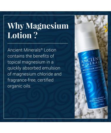 Ancient Minerals Magnesium Lotion 5 oz - Buy Online on GoSupps.com