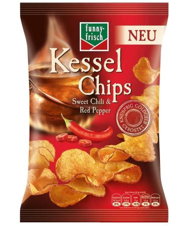 Funny-Frisch Funny-frisch - Kessel Chips Sweet Chili & Red Pepper (Kessel Chips Sweet Chili & Red Pepper) | Total Weight 120g