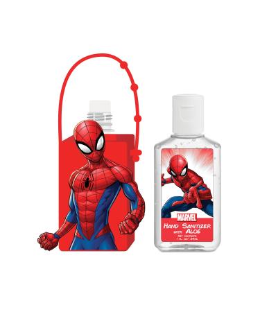 Evergreen Research Marvel Hand Sanitizer & Holder Combo Packs 1 Ounce Flip Cap Bottle - Spiderman 1