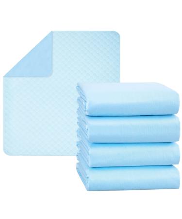 Bedding Aid Reusable Bed Pads for Seniors with Incontinence & for Children Potty Training, Also Good for Sofa Wheelchair, Upgraded 5-Layer to Improve Absorbency & Leakproof (34 x 36 inch, Pack of 2) 34 X 36 Inch (Pack of 2)