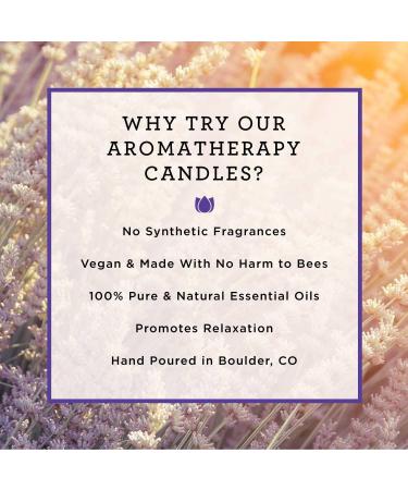 Buy French Lavender Aromatherapy Candle - Relaxing Scent for Home | International Shipping Available - Buy Online on GoSupps.com