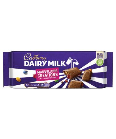 Cadbury Dairy Milk Marvellous Smashables Jelly Popping Candy 160 g Chocolate Cocoa 1 Count (Pack of 1)