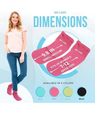BB CARE Cold Therapy Socks - Reusable Cooling Ice Socks for Hot Feet - Relief for Plantar Fasciitis, Arthritis, Postpartum, Foot Sprains & Swelling - Pink Medium 9.8 inch - Buy Online on GoSupps.com