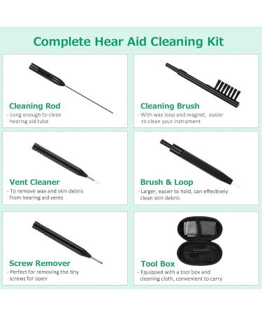 Ultechnovo 6-Part Hearing Care Set - Professional Cleaning Tools for Effective Ear Care | Shop Now! - Buy Online on GoSupps.com