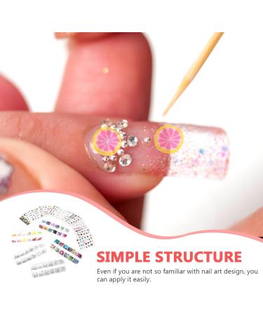 minkissy 1 Set Nail Art Accessories Nail Sequins Creative Nail Accessory Crystal Nail Decal Female Manicure Supply Nail Decorations for Nail Art Cosmetic Gift Miss Transfer Paper - Buy Online on GoSupps.com