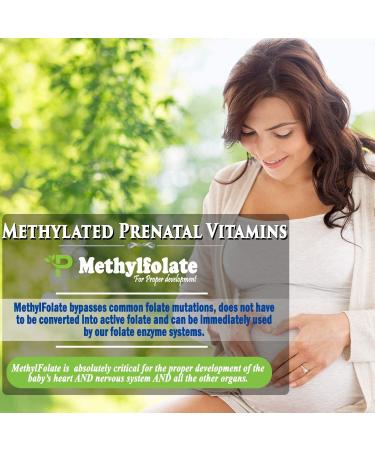 Power By Naturals Methyl Prenatal Vitamin with Probiotics - Essential Nutrients for Healthy Mom and Baby - 60 Caps - Buy Online on GoSupps.com