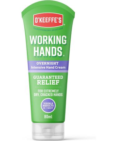 O'Keeffe's Working Hands Overnight 80ml Working Hands 80ml & Lip Repair Overnight 7g (Triple Pack) 3 Piece Set Single - Buy Online on GoSupps.com