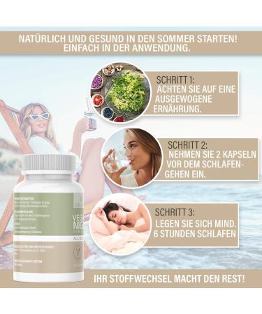 Enolenia Night F-Burn Capsules | Vegan Garcinia Cambogia | Fast High Dose | 50 Pieces | High-Quality German Production - Buy Online on GoSupps.com