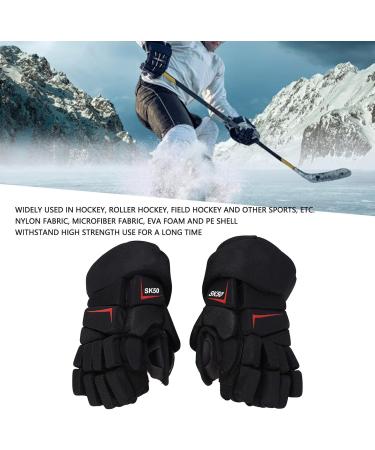 LUQEEG Ice Hockey Gloves - Breathable Lacrosse Gloves with Finger Protection | 10 Inches Nylon & EVA Foam for Players - Buy Online on GoSupps.com