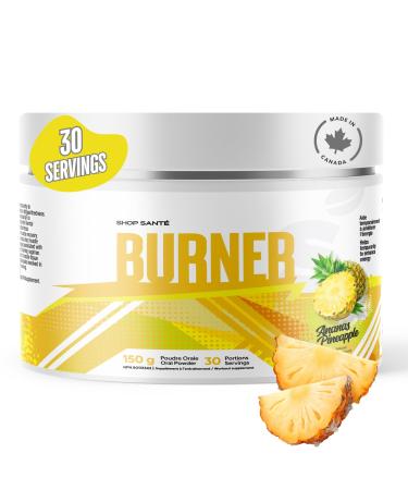 Shop Sante Burner | Fat Burner Energy Booster Garcinia Cambogia & L-Carnitine | Sugar-Free Enhances Metabolism & Suppresses Appetite Pineapple 150gr 30 Servings