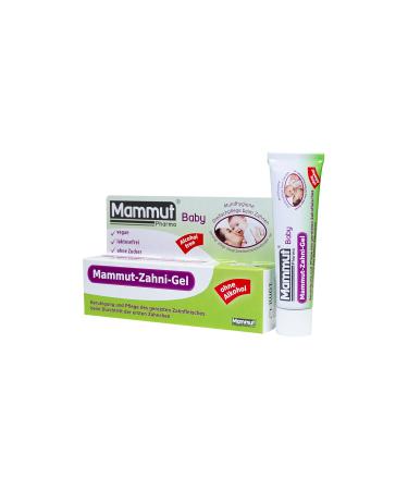 Mammut Zahni gel - toothing gel 10 ml - baby toothed assistance infants - without alcohol sugar -free lactose -free vegan - triple care for irritated gums