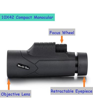 MaxUSee Kids Telescope 400x40mm with Finder Scope + Portable 10X42 Monocular for Moon Viewing, Bird Watching & Wildlife Scenery | Ideal for Kids & Beginners - Buy Online on GoSupps.com