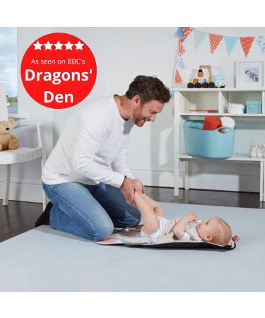 Anti-Roll Changing Mat Baby - The Wriggler Portable Travel Pad with Straps - Buy Online on GoSupps.com