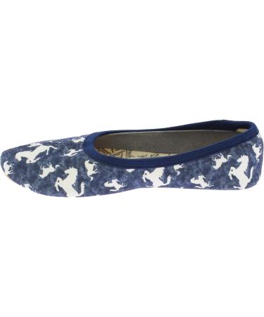 Buy Beck Girls 0264 Horses Gymnastics Shoes - Blue - Size 30 EU | International Shipping Available - Buy Online on GoSupps.com