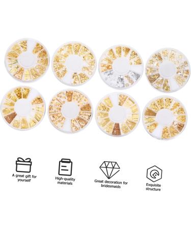 minkissy 8 Boxes Alloy Nail Decoration Moon Nail Studs Nail Tech Accessories Nail Art Accessories Nail Art Decor Manicures Accessories Rivet Nail Decor Nail Supplies Japanese Plastic - Buy Online on GoSupps.com