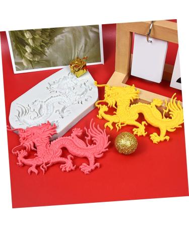STOBOK Mold Chocolates DIY Chocolate DIY Baking Mould Chocolate Mould Baking Tool Chocolate Making Tools Silicone Baking Supplies Fondant Making Dragon Shape Fondant Cake Fudge Silica Gel - Buy Online on GoSupps.com