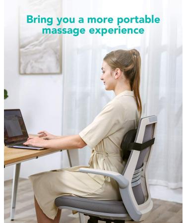 Shiatsu Electric Neck and Back Massager Pillow with Heat - 3D Deep Tissue Kneading for Muscle Pain Relief - Ideal for Home, Office, Car Use - Perfect Gift for Dad and Mom - Buy Online on GoSupps.com