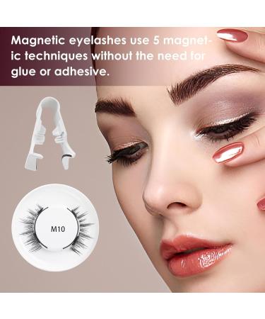 Magnetic Lashes | Reusable Magnetic Lashes Portable Magnetic False Eyelashes with Applicator for Adults and Girls - Buy Online on GoSupps.com