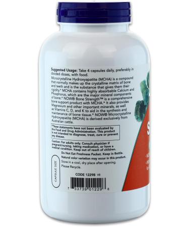 Now Foods - Bone Strength 240 Capsules Pack of 2 240 Count (Pack of 2) - Buy Online on GoSupps.com