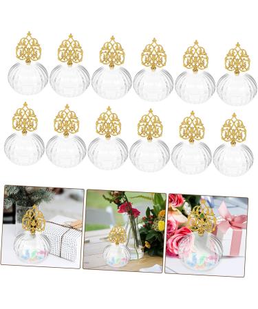 NUOBESTY Party Favors 12pcs Box Candy Box Gold Decor Wedding Decor Banquet Party Cases Sugar Cases Decorate Baby Bulk 9.30X6.20X6.20CM Picture 1 - Buy Online on GoSupps.com