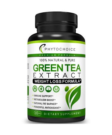 Green Tea Extract-Natural Appetite Suppressant for Weight Loss for Women and Men-Green Tea Fat Burner Pills-Diet Pills That Work to Help Lose Weight Fast for Women-Stomach Belly Fat Burning Capsules 1 Pack