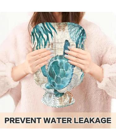 Sea Turtle Hot Water Bottle with Cover | 1L Heating Bag for Pain Relief & Cramps | International Shipping Available - Buy Online on GoSupps.com