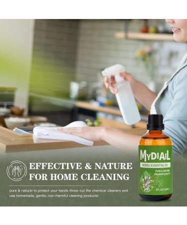 MYDIAIL Neroli Oil (4OZ) Natural & Undiluted Neroli Essential Oil Premium Grade Aromatherapy Oil for Diffuser, Skin Care, Massage, Bathing, Soap & Candle/Perfume Making - 118ML - Buy Online on GoSupps.com