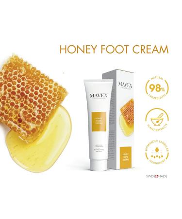 Buy MAVEX Honey Foot Cream | Moisturizing with Honey Argan Oil Shea Butter & Vitamin E - 100ml - International Shipping Available - Buy Online on GoSupps.com