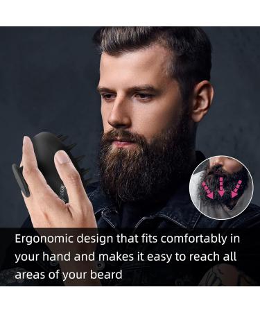 Vicicon Scalp Massage Brush - 100% Silicone Hair & Beard Massager for Growth & Deep Cleaning - Ideal Scalp Shampoo Brush - Buy Online on GoSupps.com