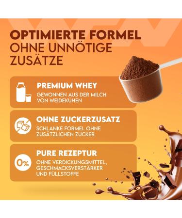 Buy Wfn Approved Isowhey Chocolate 1kg - Lactose-Free Protein Powder CFM Whey Isolate 33 Portions - Made in Germany - Buy Online on GoSupps.com