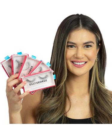 Silly George LinerBond Lash System | SuperNatural Nova Starter Kit with Clear LinerBond Adhesive Eyeliner and Natural Look Lashes - Buy Online on GoSupps.com
