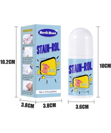 2 Pcs Stain Remover for Clothes | Portable No-wash Instant Stain Remover Pen - Clothes Stain Remover Roller Ball Design for Food Cosmetics Drinks Stains Dobooo - Buy Online on GoSupps.com